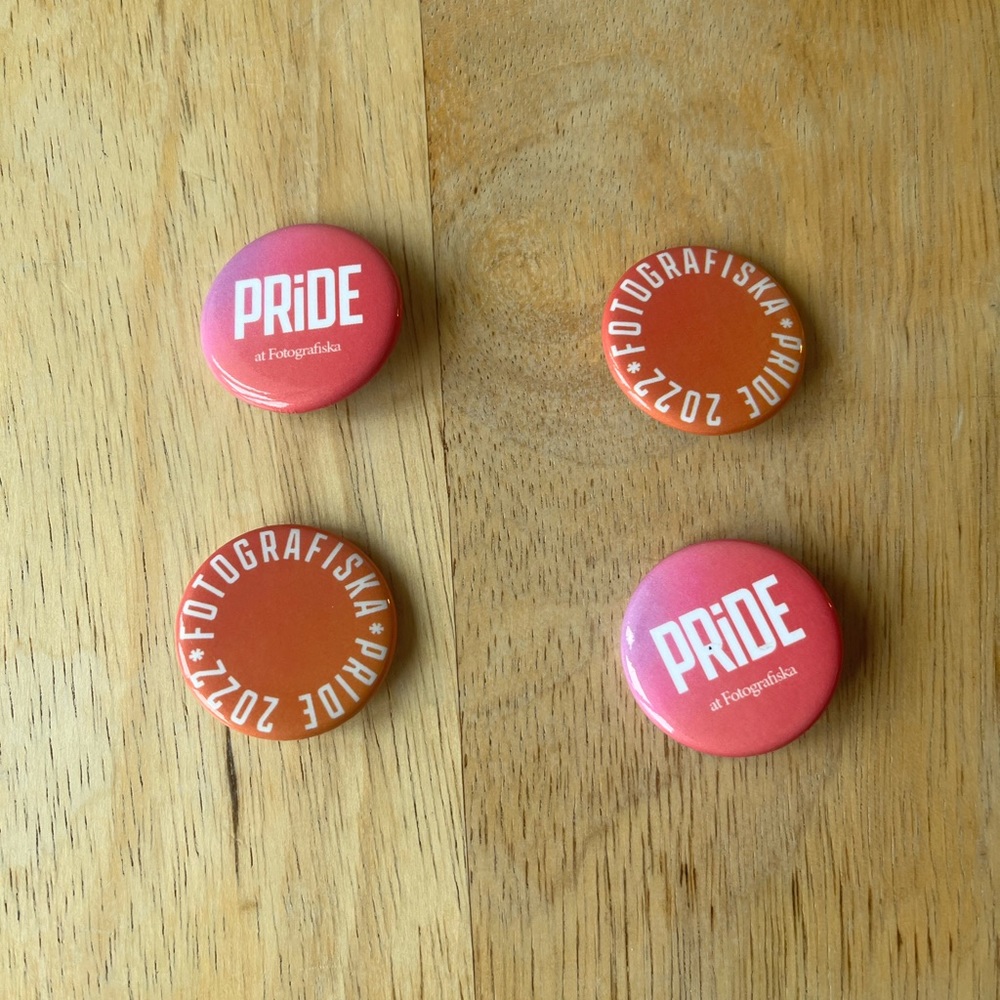 Forografiska Pride 2022 pins